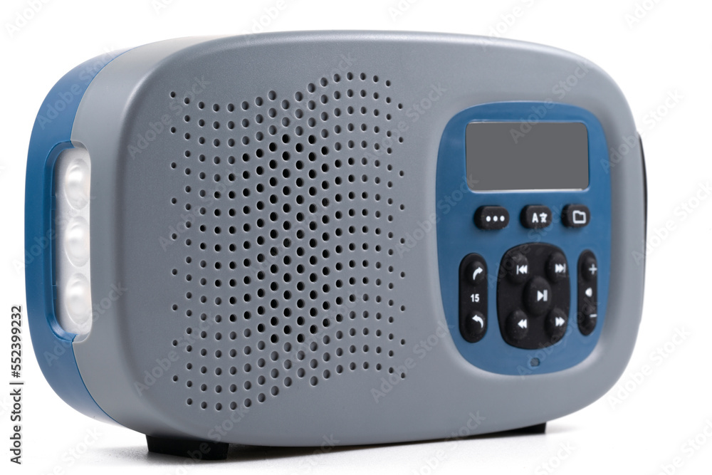 portable radio isolated on white portable radio isolated on white