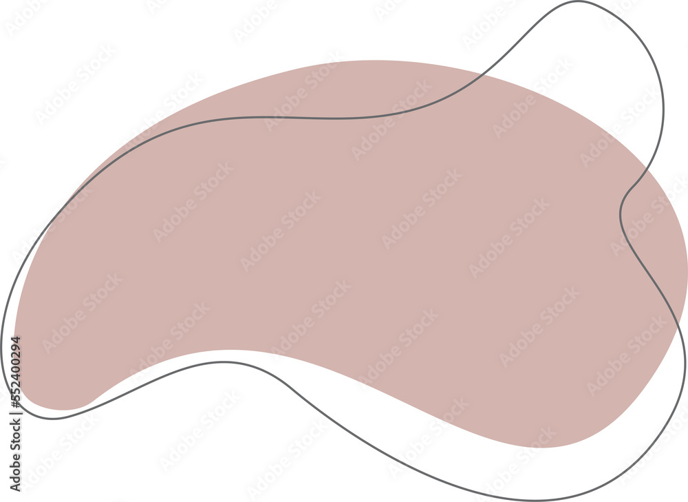 Pastel organic shape. Abstract irregular blot in minimal trendy design with outline circles. Forms for poster story frames Pastel organic shape. Abstract irregular blot in minimal trendy design with outline circles. Forms for poster story frames