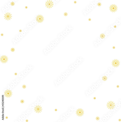 : Golden christmas luxury snowflake background foe banner or christmas greeting card png