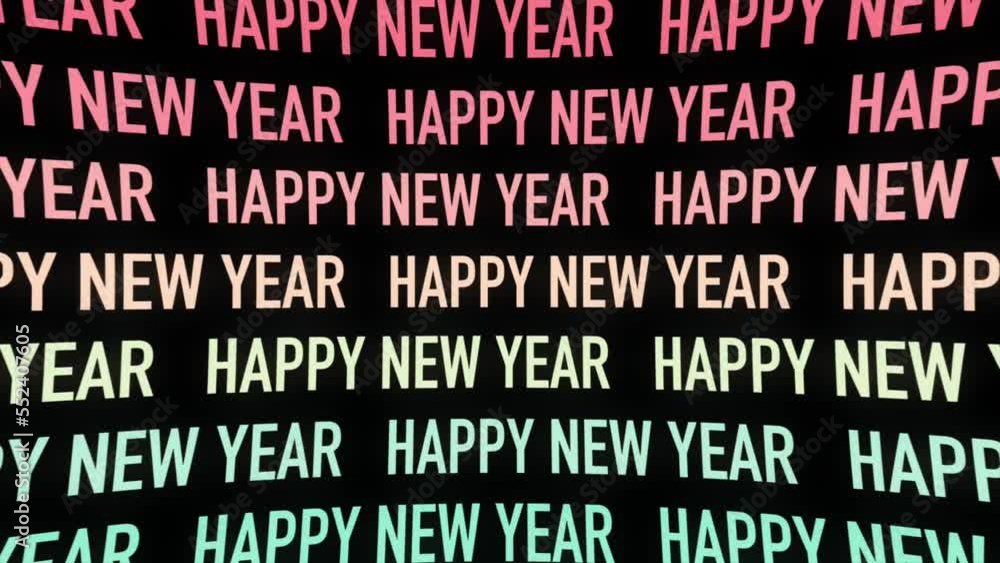 Happy New Year Animated Text. Happy New Year Animated Text.