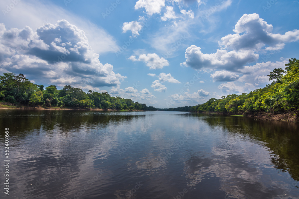 Beautiful landscape of the Amazon Rainforest - Amazonas, Brazil