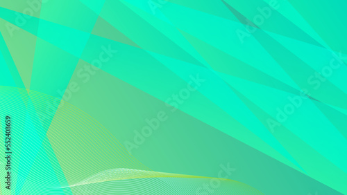 Abstract colorful green and yellow gradient background