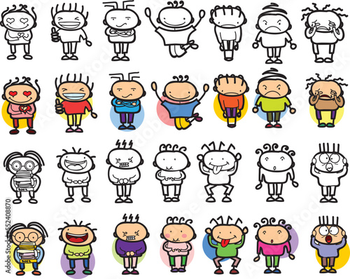 Vector hearts iconr set.