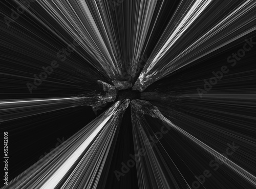 Wallpaper Mural An Illustration of Rocks in Motion, Showing an Overhead Stone Surround of Ancient Minerals with a Spherize Effect. Torontodigital.ca