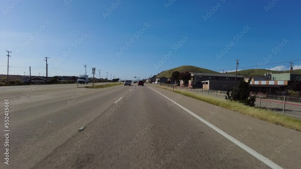 Big Sur Pacific Coast Highway Northbound 1 Morro Bay to San Simeon 03 Front View Multi Camera Driving Plate California USA Big Sur Pacific Coast Highway Northbound 1 Morro Bay to San Simeon 03 Front View Multi Camera Driving Plate California USA