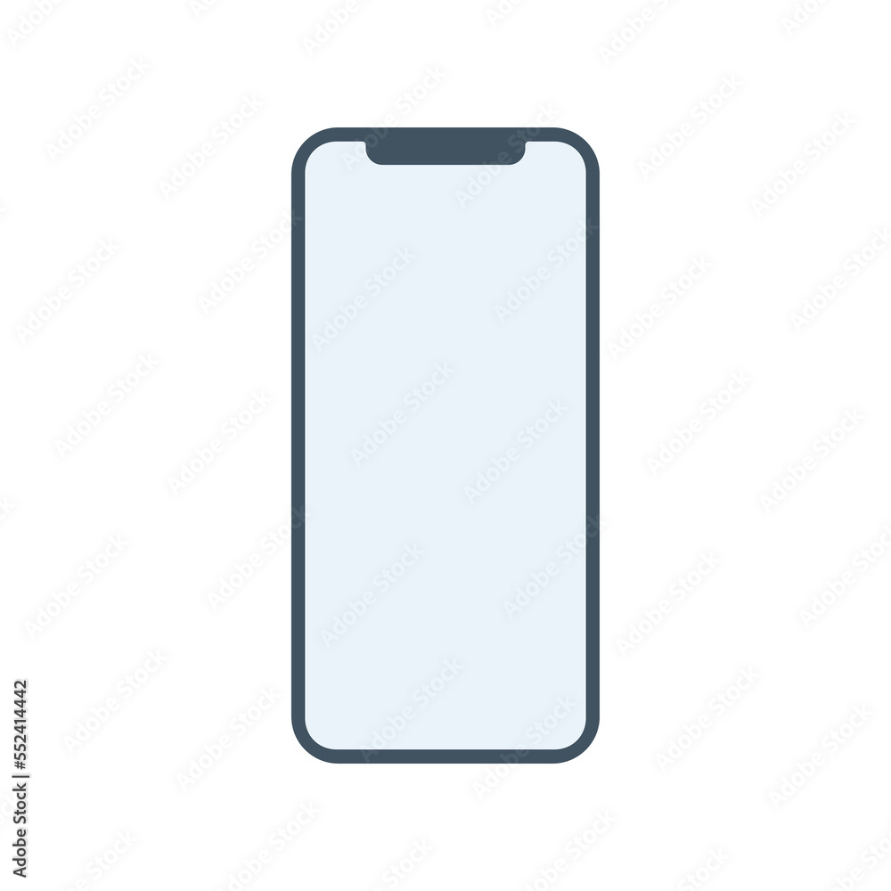 Smartphone icon. Mobile phone icon on white background. Cellphone screen vector illustration Smartphone icon. Mobile phone icon on white background. Cellphone screen vector illustration