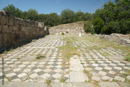 Hadrianic Baths in Aphrodisias Ancient City in Aydin, Turkiye