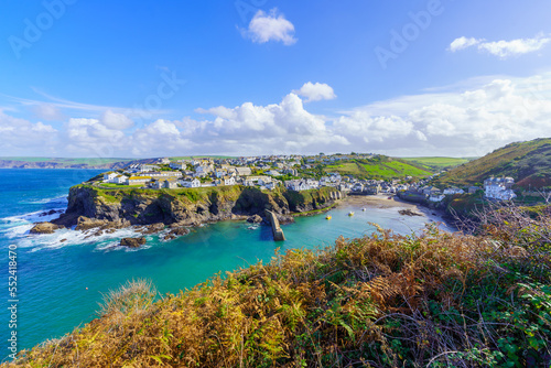 Village, port and bay in Port Isaac