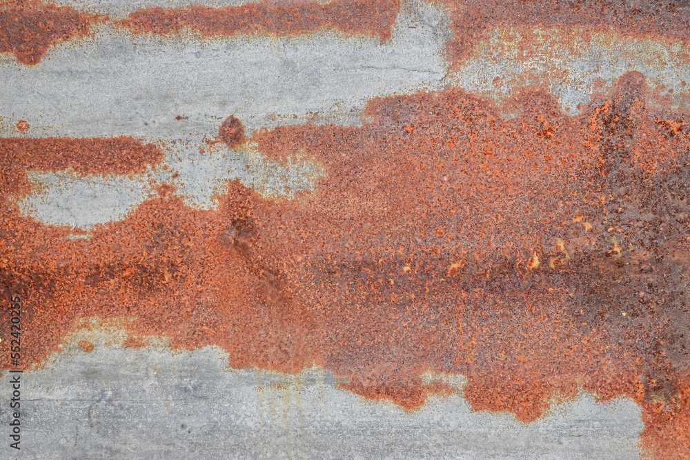 rusty and damaged metal grunge texture background