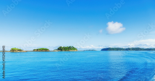 The Pearl Islands archipelago in the Pacific ocean  Panama