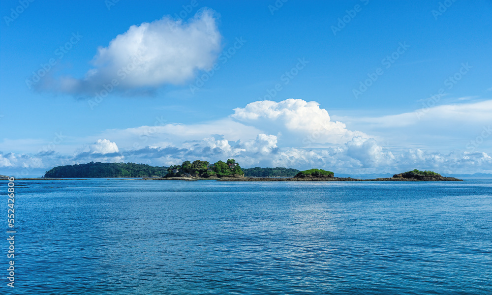 The Pearl Islands archipelago in the Pacific ocean, Panama