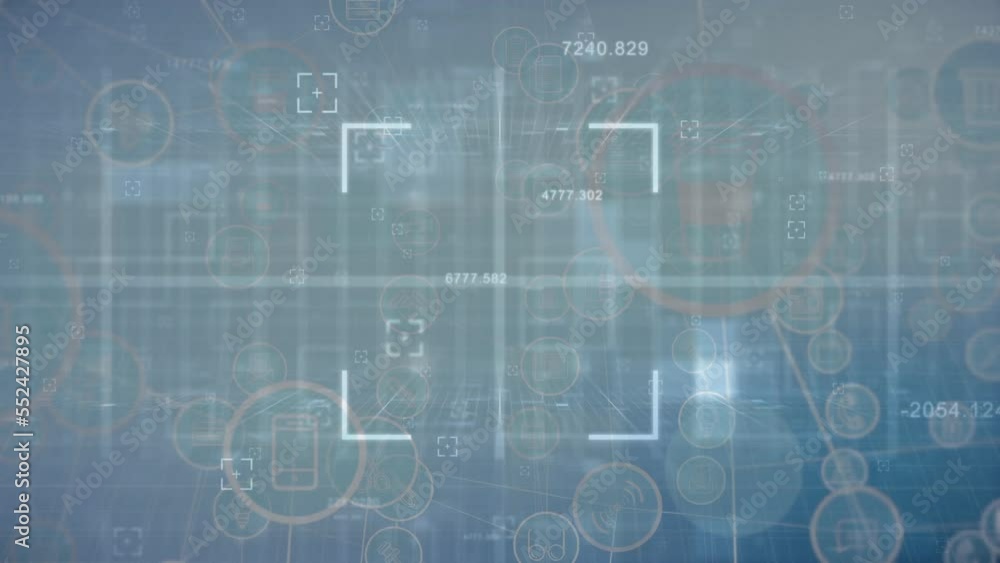 Animation of mathematical equations over shapes on black background Animation of mathematical equations over shapes on black background