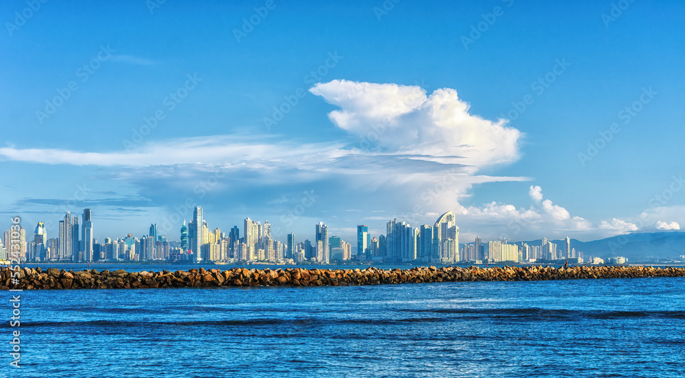 Panorama of Panama City Skyline - Panama City, Panama