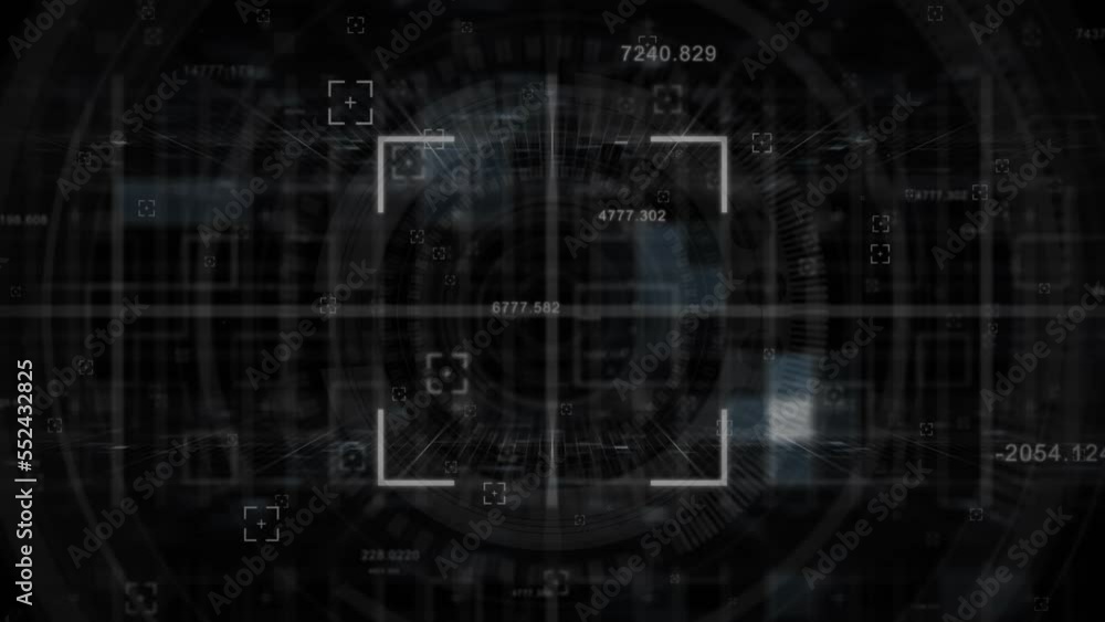 Animation of data processing over scope scanning Animation of data processing over scope scanning