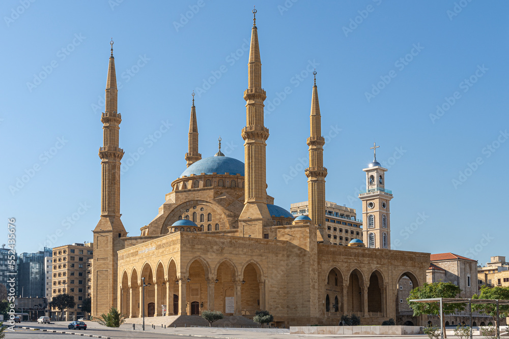 Obraz premium Mohammad Al-Amin Mosque, Beirut, Lebanon