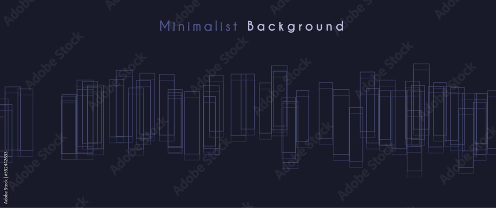 Abstract modern and futuristic rectangle pattern vector design, perfect for background, backdrop, business, template, banner, or card.