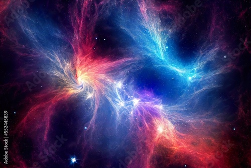 explosion of space
