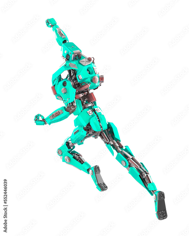 cyber mechis is flying up very fast rear view cyber mechis is flying up very fast rear view