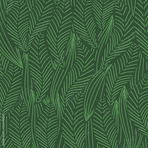 Tropical leaves wallpaper, luxury nature leaves, golden banana leaf line design, hand drawn outline design for fabric, print, cover, banner and invitation