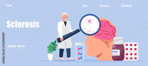 Podiatrist concept vector for medical landing page. Feet with beautiful pedicure. Well-groomed toenails. French pedicure concept.