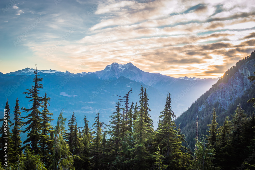 Squamish BC Sunrise Canada Mountains