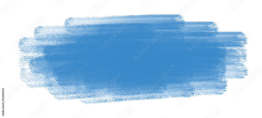 Grunge texture blue painted on white background