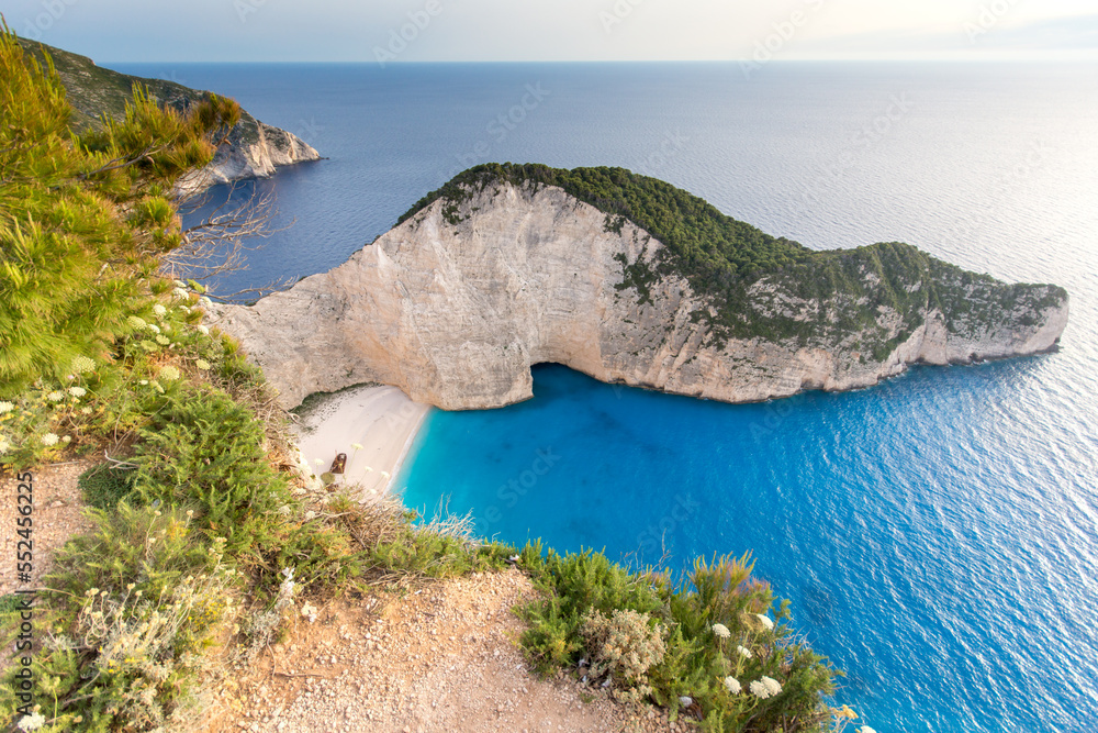 Fototapeta premium Panorama of coastline of Zakynthos Island, Greece