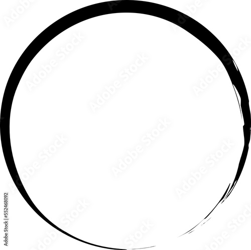 Circle Line. Hand drawn round