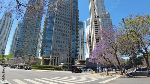 Buenos Aires, Argentina 15.11.2022:  Puerto Madero modern area of ​​Buenos Aires