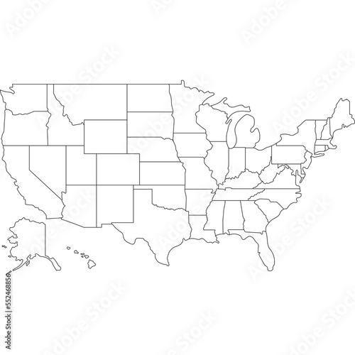 usa map icon