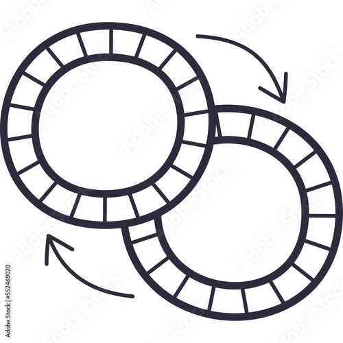 money coin exchange illustration