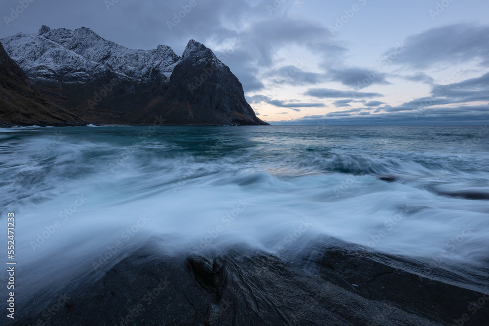 Kvalvika beach, Lofoten Islands, Norway