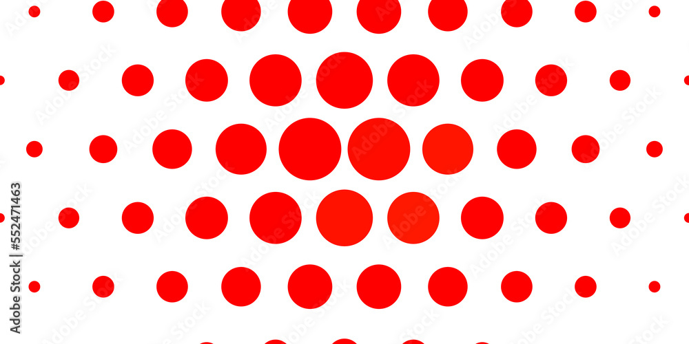Light Red, Yellow vector background with bubbles. Light Red, Yellow vector background with bubbles.
