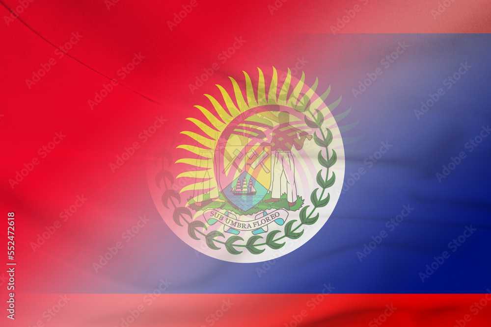 Kyrgyzstan and Belize government flag transborder negotiation BLZ KGZ