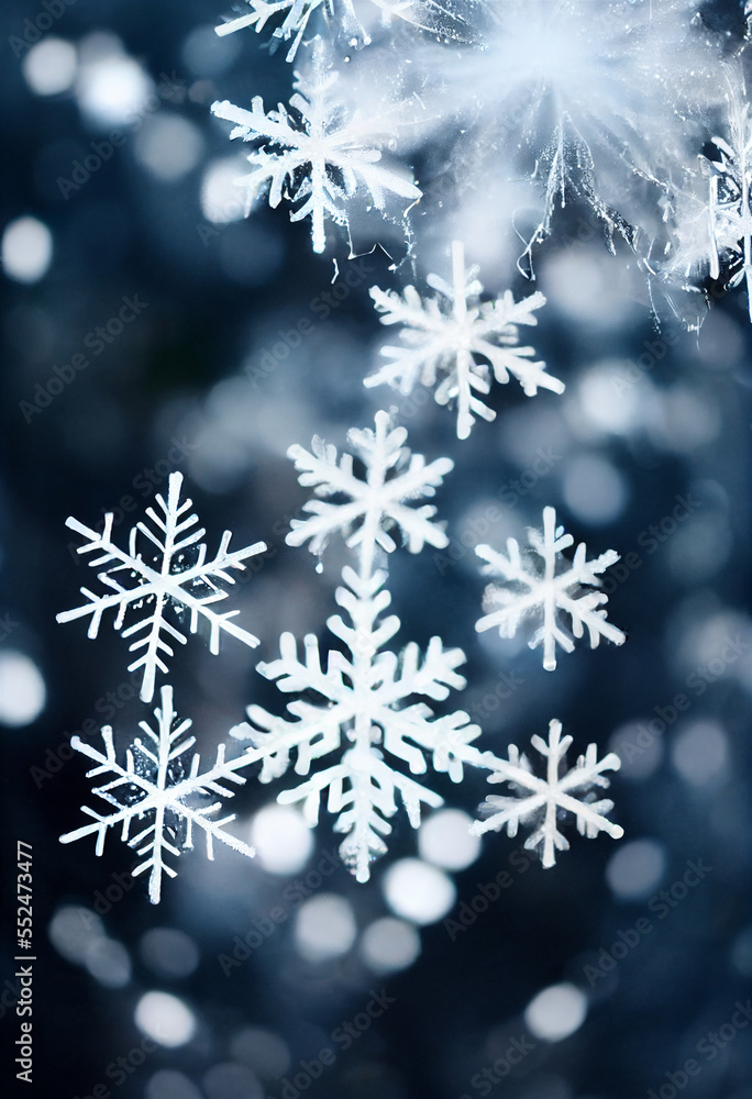 Snowflakes in Winter Snowflakes in Winter