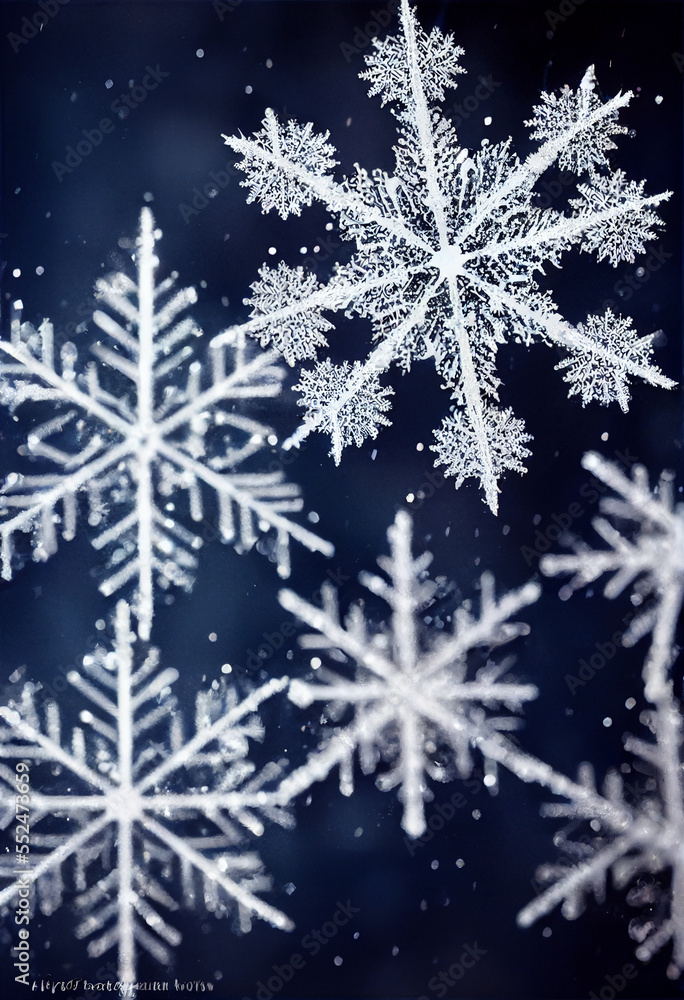 Snowflakes in Winter Snowflakes in Winter
