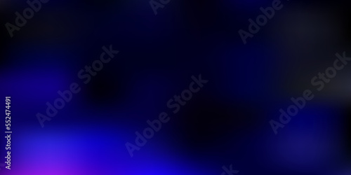 Dark pink, blue vector gradient blur layout.