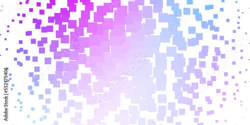 Light Pink, Blue vector template in rectangles.