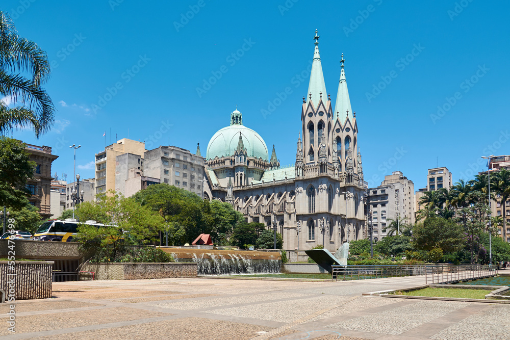 custom made wallpaper toronto digitalSe Cathedral in Sao Paulo city