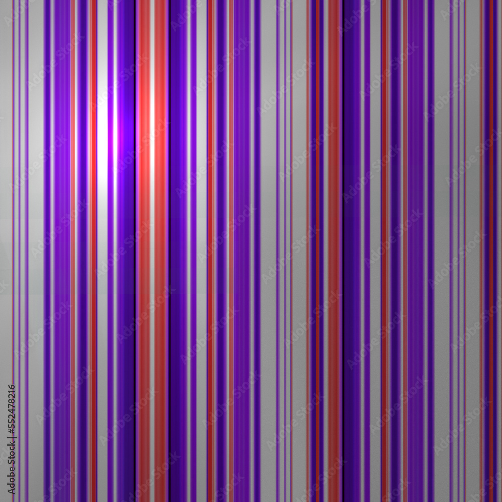 Fototapeta premium Fractal Illustration Vertical Colourful Stripes