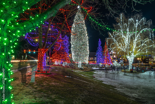 Christmas Illumination in Leavenworth, WA photo