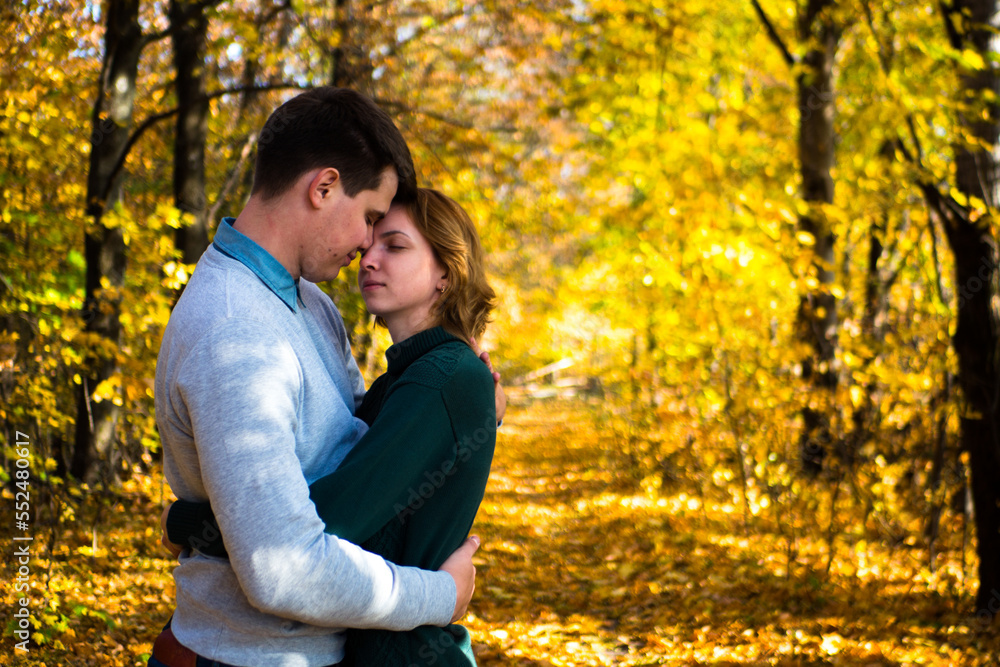 A Love Story in an Autumn Park A Love Story in an Autumn Park