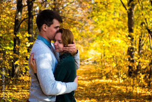 A Love Story in an Autumn Park