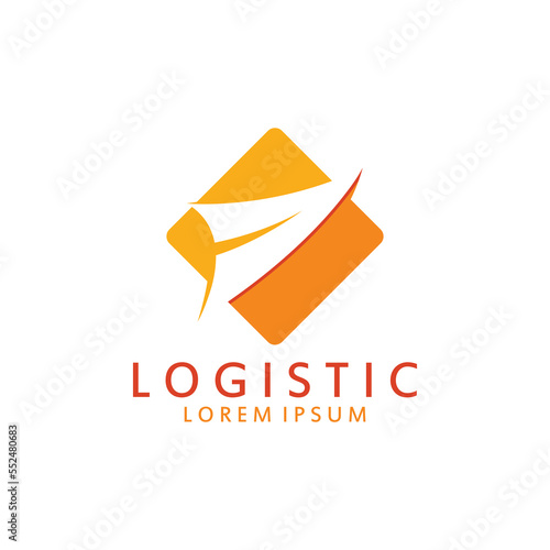 Logistic logo for Business and Company. Vector template design for delivery service. Free Download Logistic logo for Business and Company. Vector template design for delivery service. - GFXLoad