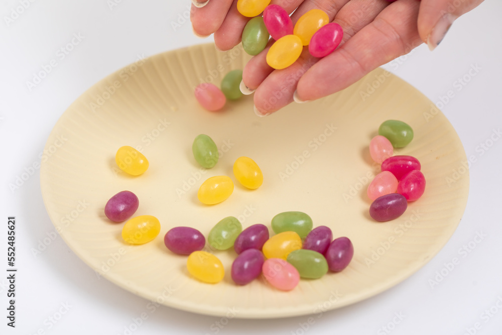 白い背景とグミ gummies 白い背景とグミ gummies
