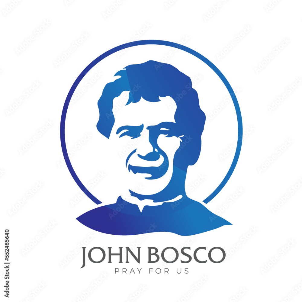 Saint Giovanni Bosco Logo Salesians of Don Bosco Don Bosco Preparatory High  School, design, white, text, logo png | PNGWing