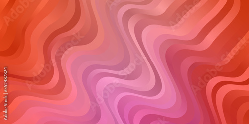 Light Pink vector backdrop with curves.