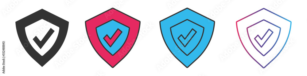 Insurance different style icons set. Outline and filled vector sign. Insurance different style icons set. Outline and filled vector sign.