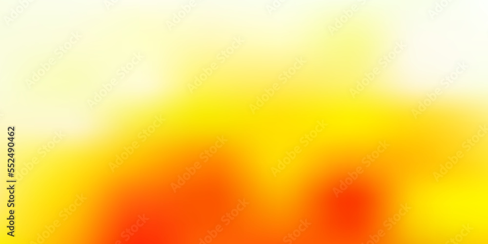 Light orange vector gradient blur background.