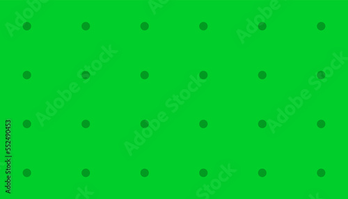 Green chroma key screen background with tracking markers, vector.